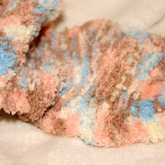 Handmade Blue , Orange Brown & Scarf Gift Set - Picture 6 of 6